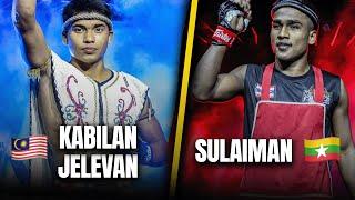 Muay Thai Mayhem  Jelevan vs. Sulaiman I & II | Full Fight Replays