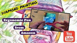 Diamond Painting - Unboxing And Testing An Ergonomic Diamond Painting Pen!