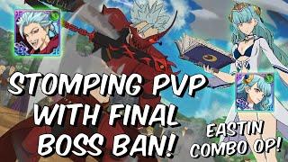 STOMPING PVP with Final Boss Ban! - Green Eastin, Ban & Meliodas - Seven Deadly Sins: Grand Cross