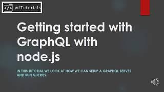 A graphQL tutorial using node.js promo