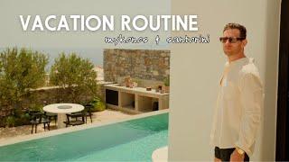 Vacation Routine: Mykonos & Santorini Vlog!