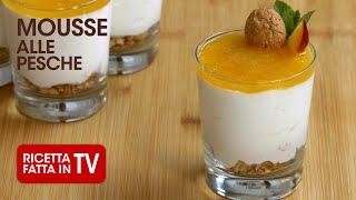 PEACH MOUSSE Easy Recipe - by Benedetta Rossi