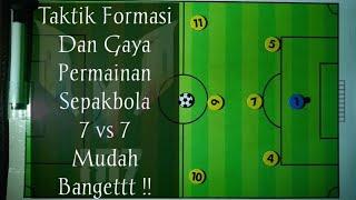 Formasi Dan Gaya Permainan Sepakbola 7 vs 7.. Part 1