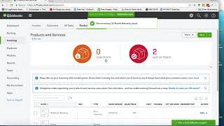 QuickBooks Online - Used Car Inventory