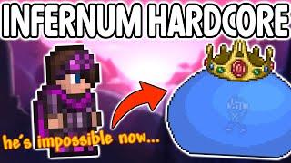 I finally tried Terraria Infernum Hardcore. It's insane.