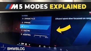 BMW M5 Driving Modes (M Hybrid) - Demo Guide