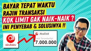 Bayar Tepat Waktu, Limit AKULAKU Gak Naik-Naik? Ini Penyebab & Solusi Cara Menaikkan Limit AKULAKU !