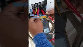 3 phase voltage measures #power #electricalengineering #electrical