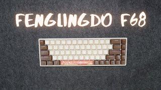 FENGLINGDO F68 - BUDGET KEYBOARD AGAIN ( UNBOXING AND TEST )