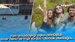 Film arkadaşlığı aşka dönüştü! Pınar Deniz ile Yiğit Kirazcı dudak dudağa...
