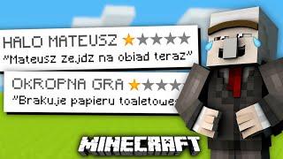 Czytam NAJDZIWNIEJSZE OPINIE o MINECRAFT! *rozwalają mózg XD*