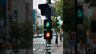 "밤마다 도로 위에 뜨는 유령 신호등… 진짜입니다"#유령신호등 #중국미래기술 #홀로그램 #도로기술 #스마트시티