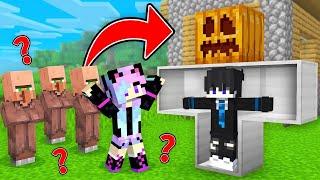 I Hide Inside Golem To Prank Sister in Minecraft...