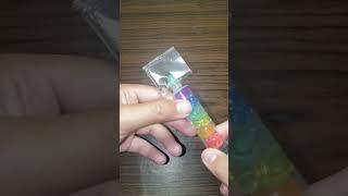 Nano tape ball rainbow color | #statisfying #nanotape #diy