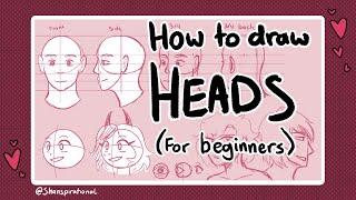 How To Draw A Basic Head