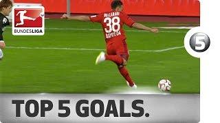 Top 5 Goals from Matchday 25 - Vote for your Goal of the Week