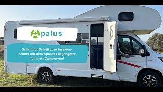 Apalus VP Fliegengitter für Wohnwagen, Magnet Insektenschutz für Wohnmobile