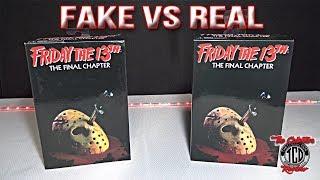 Fake Vs Real Friday The 13th Part 4 The Final Chapter Jason Voorhees Neca Action Figures