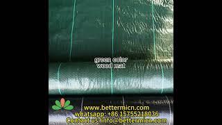 Weeds Barrier polypropylene weed block fabric for Europe market-hefei better