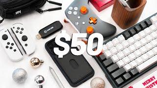 BUDGET Tech Gifts UNDER $50 (2022 Gift Guide!)