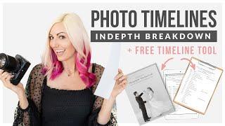 Wedding Photography Timeline Breakdown (with and w/o a First Look) + Free Timeline Tool! 