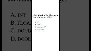 SQL Quiz - 9 | #sql #shorts #MahiIt