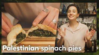 Palestinian Spinach Pies (Sfeeha) | Sahtein!