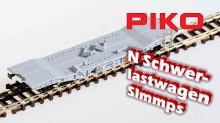 PIKO [V025] N Schwerlastwagen Slmmps - Modellvorstellung