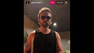 Ashton Irwin Instagram Live 28 August 2023 Part 1 & 2 Backstage @ The 5SOS Show Tour Minneapolis