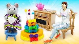 Игры с Машей Капуки Кануки. Видео для детей: торт для друзей!