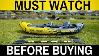 NEWEST Intex Explorer K2 - Review, How To, Set Up - Portable Inflatable Kayak (2 Person)