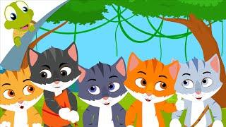 Five Little Kittens English Nursery Rhymes and Song for Kids