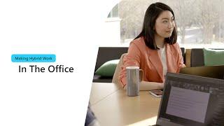 Making hybrid work in the office with Microsoft Teams