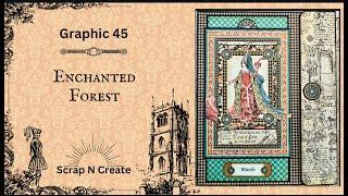 Graphic 45- Enchanted Forest- Calendar Folio Front and Back Covers