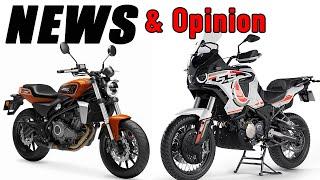 Bike News: A small Harley, no adventure MV Agusta? Motorcycle bans & cool riding kit.