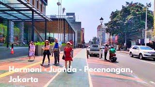 Menikmati Suasana Jalan Trotoar Jakarta | Harmoni - Pecenongan | Walking With Indra