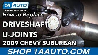 How to  Replace Driveshaft U Joints 07-14 Chevy Suburban