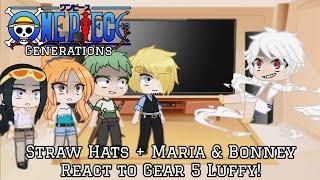 Straw Hats + Jewelry Bonney & Maria React To Gear 5 Luffy | One Piece