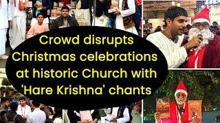 Lucknow: ISKCON accused of performing ‘Hare Krishna’ kirtan outside Church on Christmas