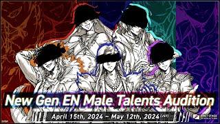 New Gen EN Male Talents Audition NOW OPEN! (Deadline: May 12th, 23:59 JST)