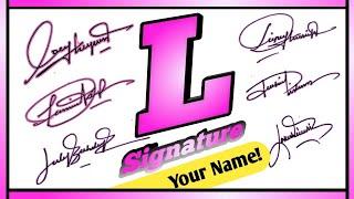 L signature style। signature style of your name। Signature secret