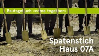 Spatenstich Neubau Haus 07A – Kantonsspital St.Gallen