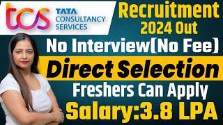 TCS Recruitment 2024| TCS Vacancy 2024 |TCS Jobs 2024| Aug 2024| OFF Campus Placements | jobs 2024