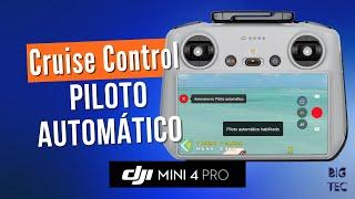 How to use Autopilot (Cruise Control) - DJI MINI 4 Pro