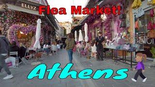 Touring the Flea Market in Athens Greece