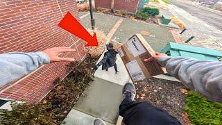 Delivery Man vs Thief - POV Parkour Chase