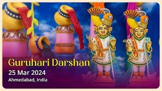 Guruhari Darshan, 25 Mar 2024, Ahmedabad, India