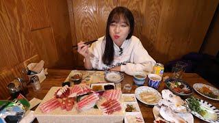 All-You-Can-Eat Tuna Sashimi Mukbang! Sushi Korean Eating Show