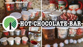 Dollar Tree DIY Hot Chocolate Bar | Hot Cocoa DIY station | Dollar Tree Sweet Treats