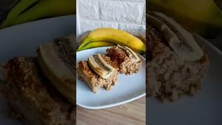  MEAL PREP HIGH PROTEIN BANANA BREAD BAKED OATS  #mealprep #oats #highprotein #bananabread